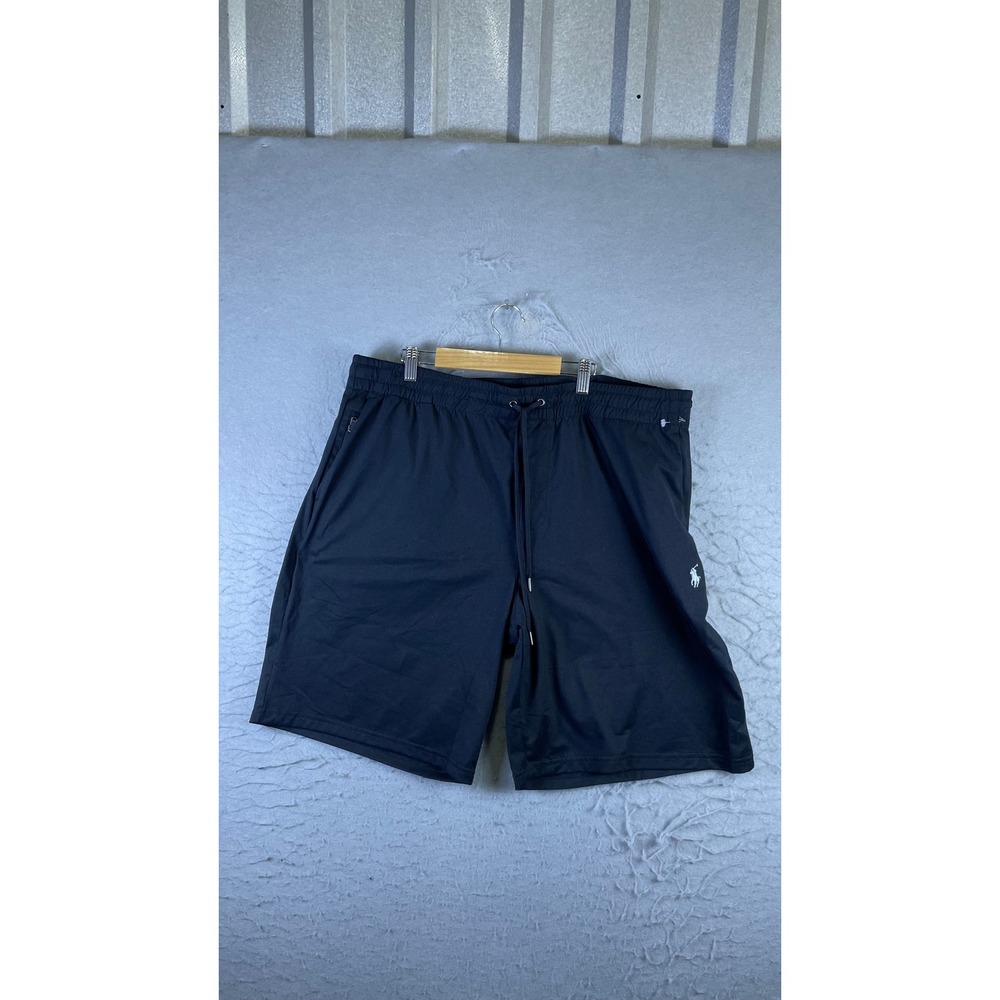 Polo Ralph Lauren Performance Shorts Mens XXL Black NWT Activewear Drawstring